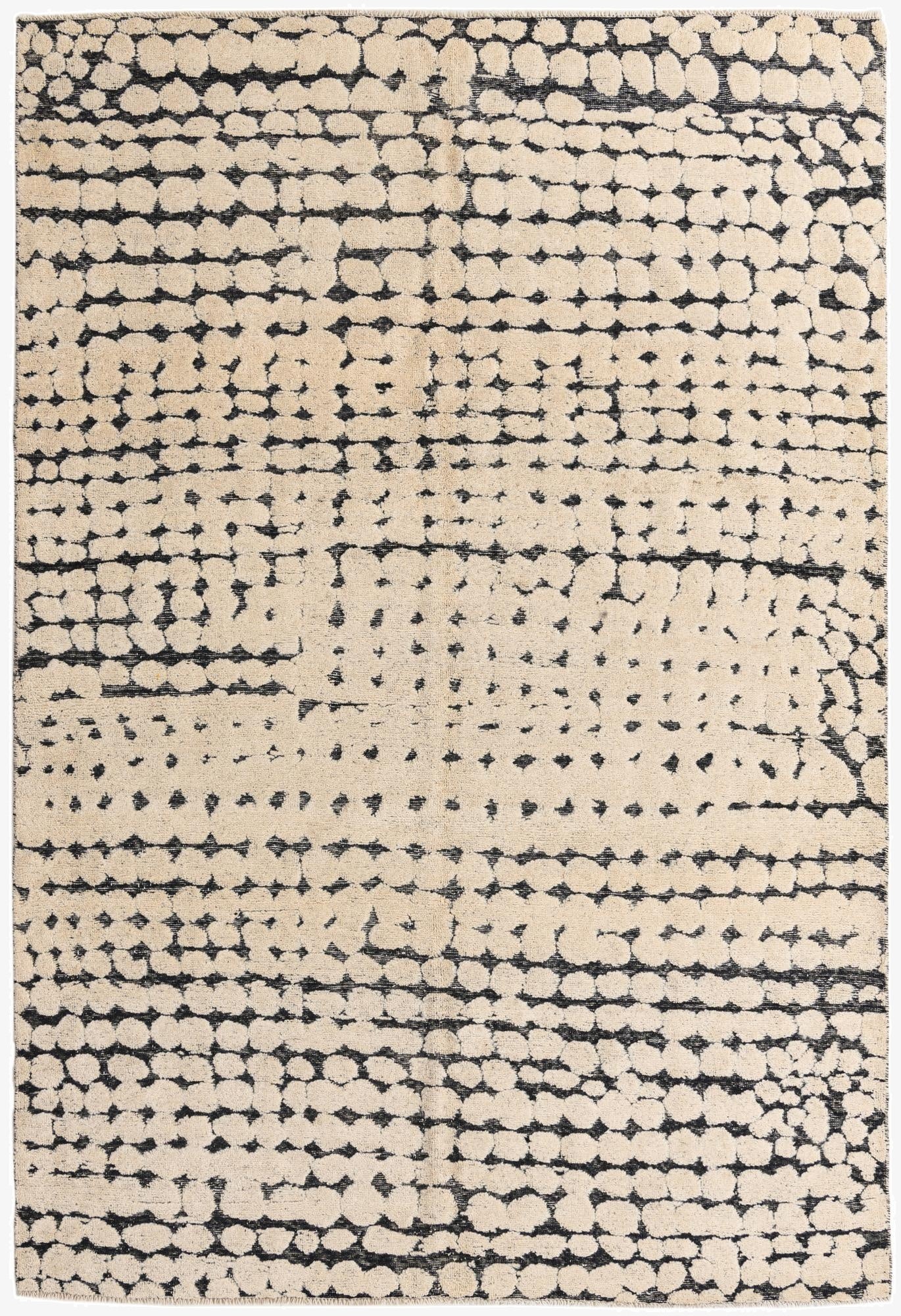 6' 7 x 9' 10  Hand Knotted Darya Wool Rug