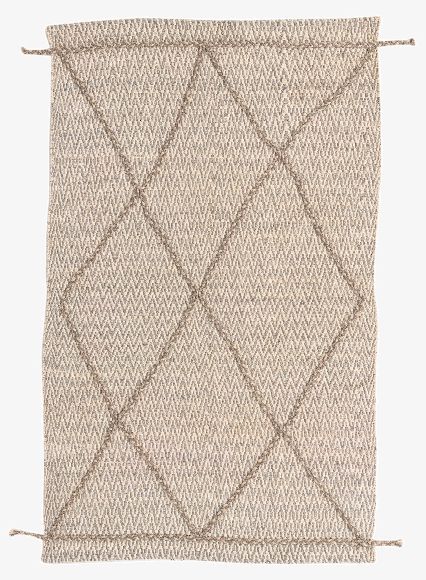 3' 9 x 6' 1  Hand Knotted Darya Wool Rug