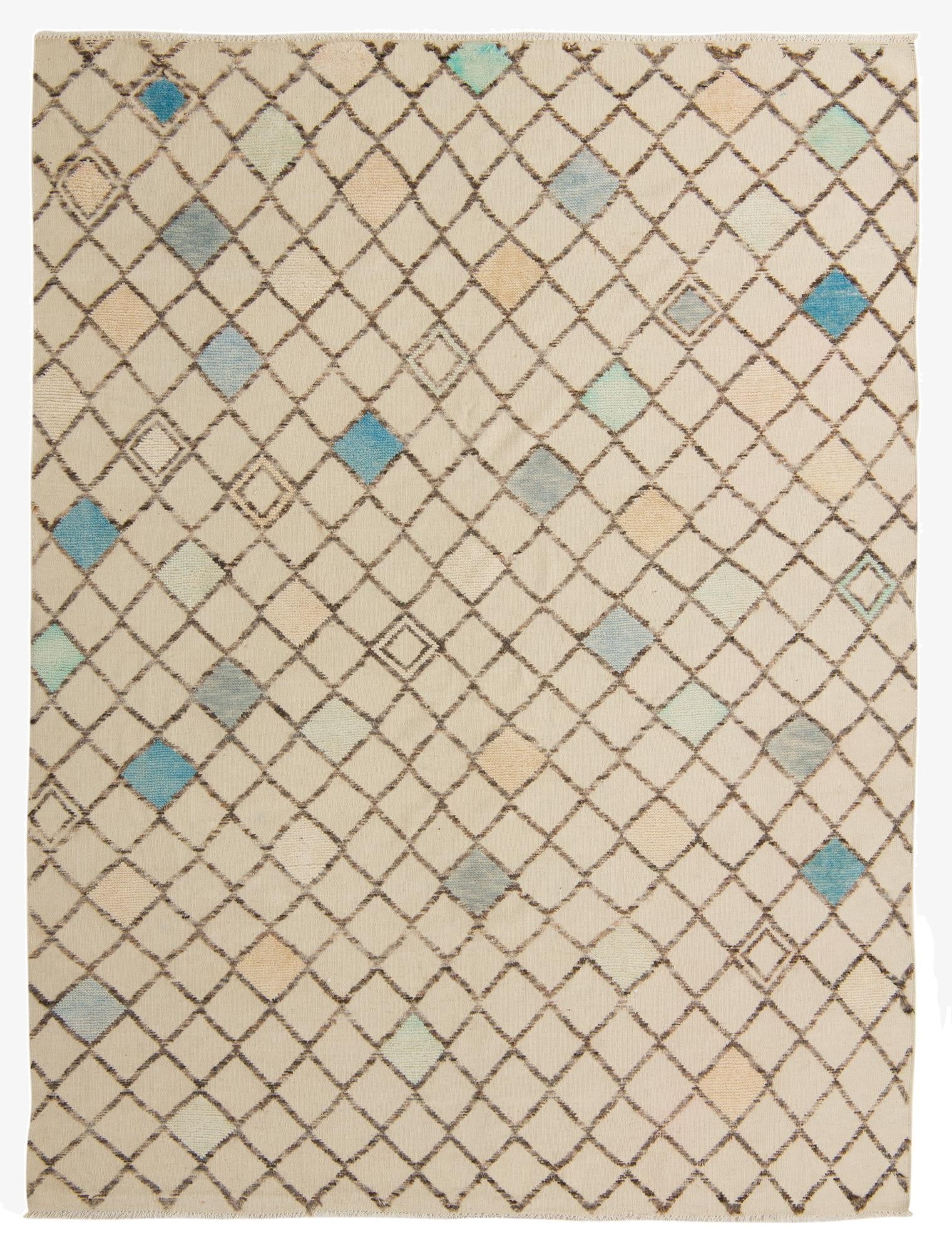 7' 8 x 10'  Hand Knotted Darya Wool Rug