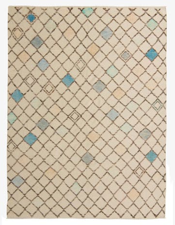 7' 8 x 10' Hand Knotted Darya Wool Rug