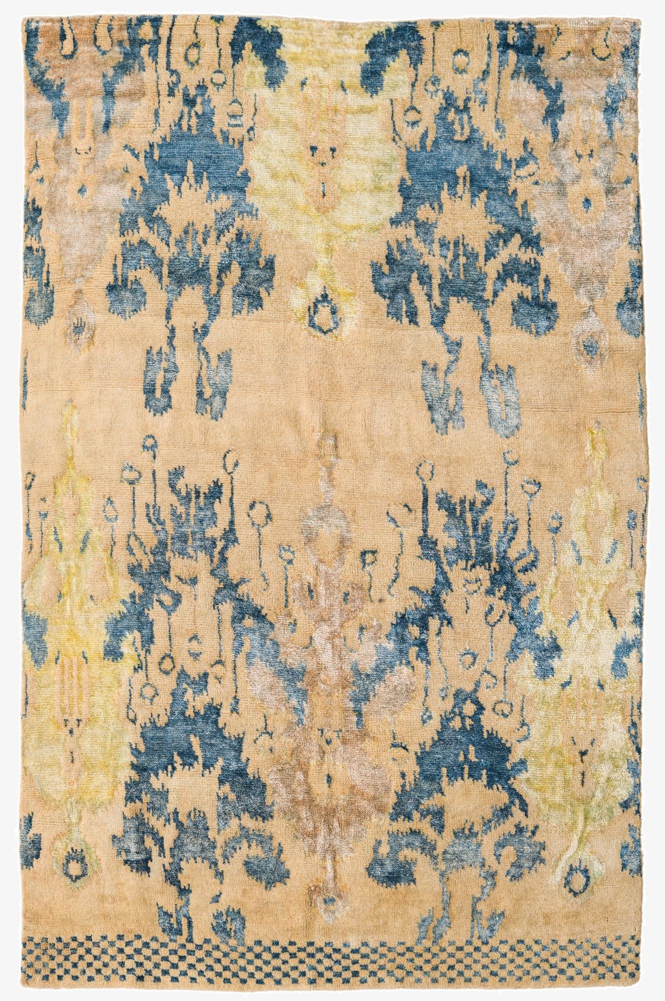 4' 10 x 7' 8  Hand Knotted Darya Rug