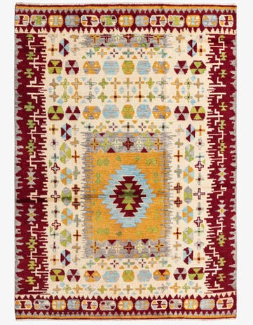 5' 6 x 7' 10 Hand Knotted Darya Rug