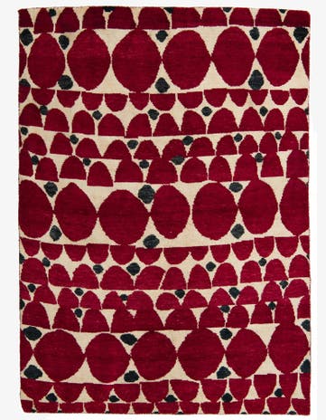 5' 9 x 8' 3 Hand Knotted Darya Wool Rug