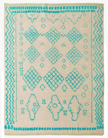 6' 8 x 8' 8 Hand Knotted Darya Wool Rug