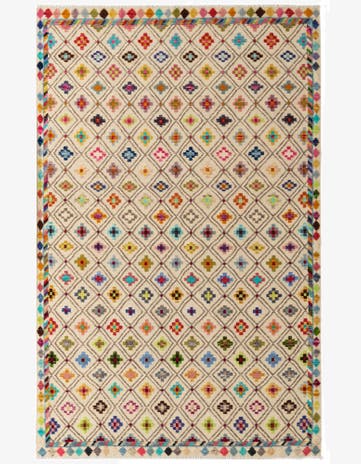 6' 8 x 10' 7 Hand Knotted Darya Wool Rug