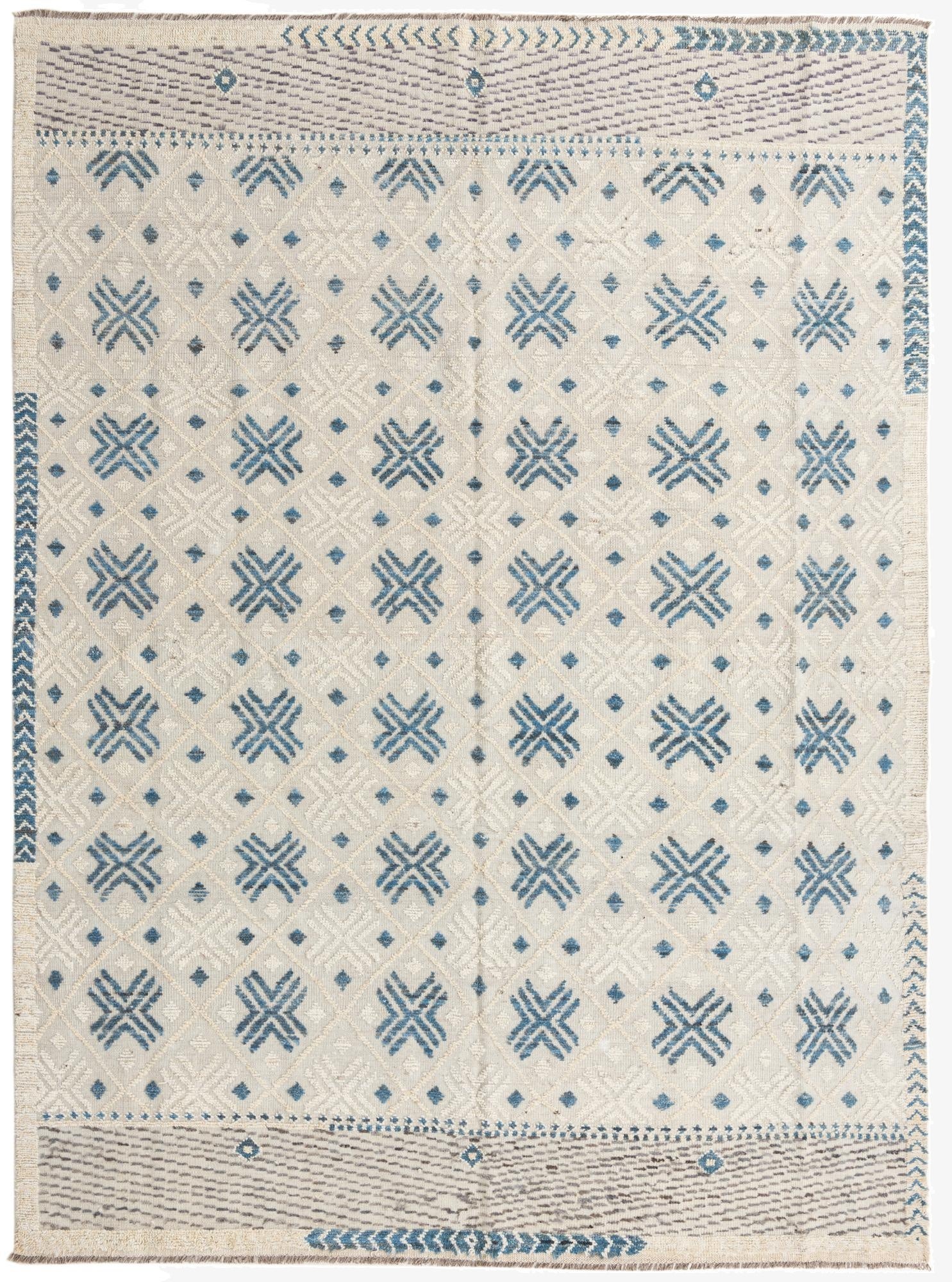 7' 7 x 10' 3  Hand Knotted Darya Wool Rug