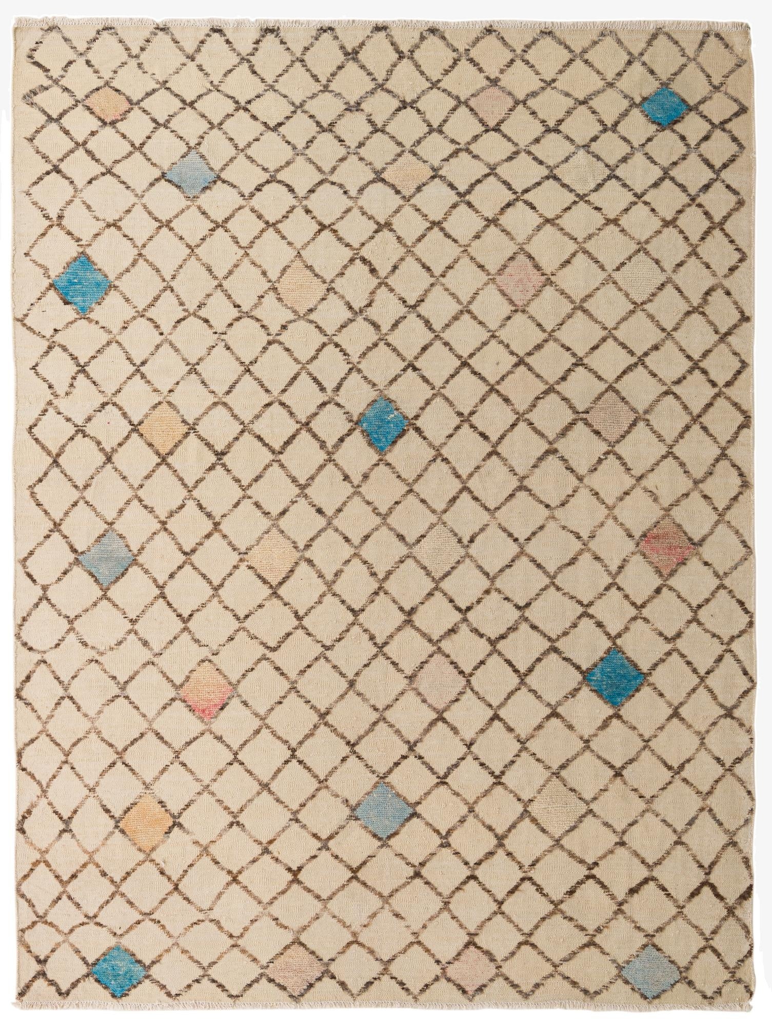7' 8 x 10'  Hand Knotted Darya Wool Rug