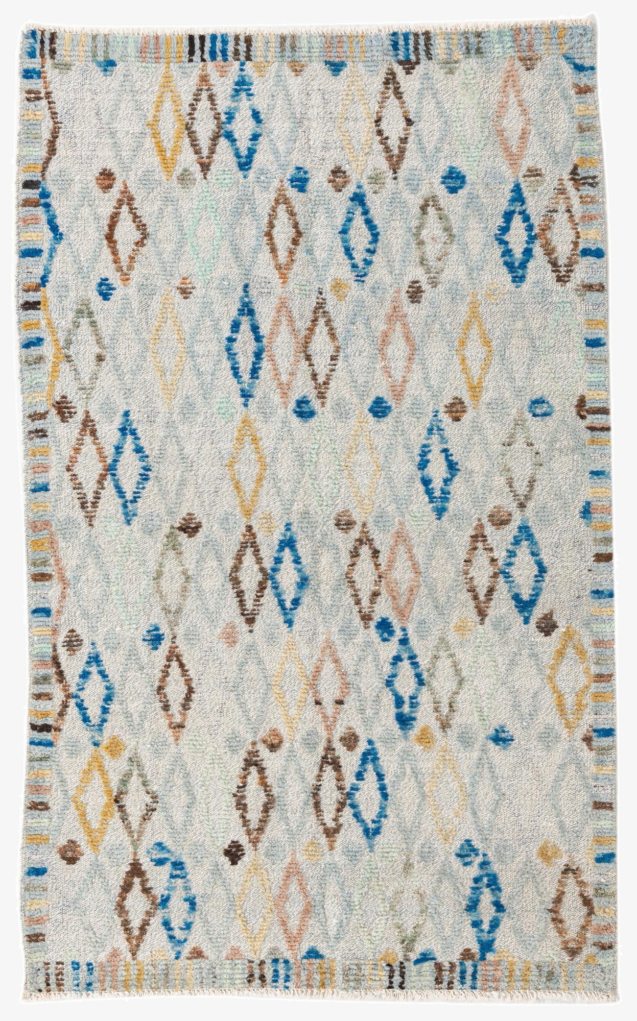 4' 10 x 6' 3  Hand Knotted Darya Wool Rug