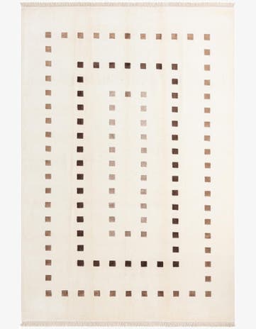 6' 6 x 9' 5 Hand Knotted Darya Wool Rug