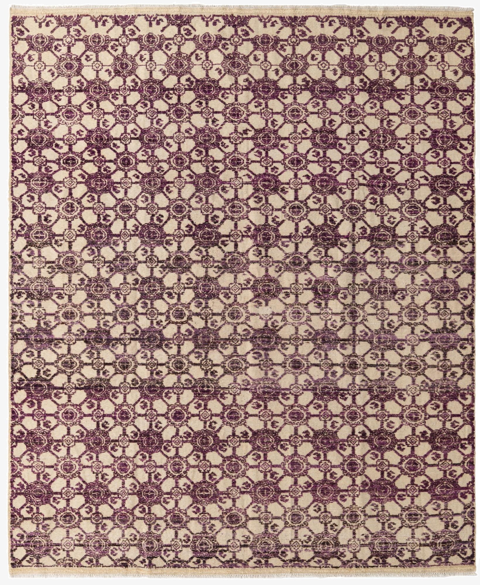 8' x 9' 8  Hand Knotted Darya Wool Rug