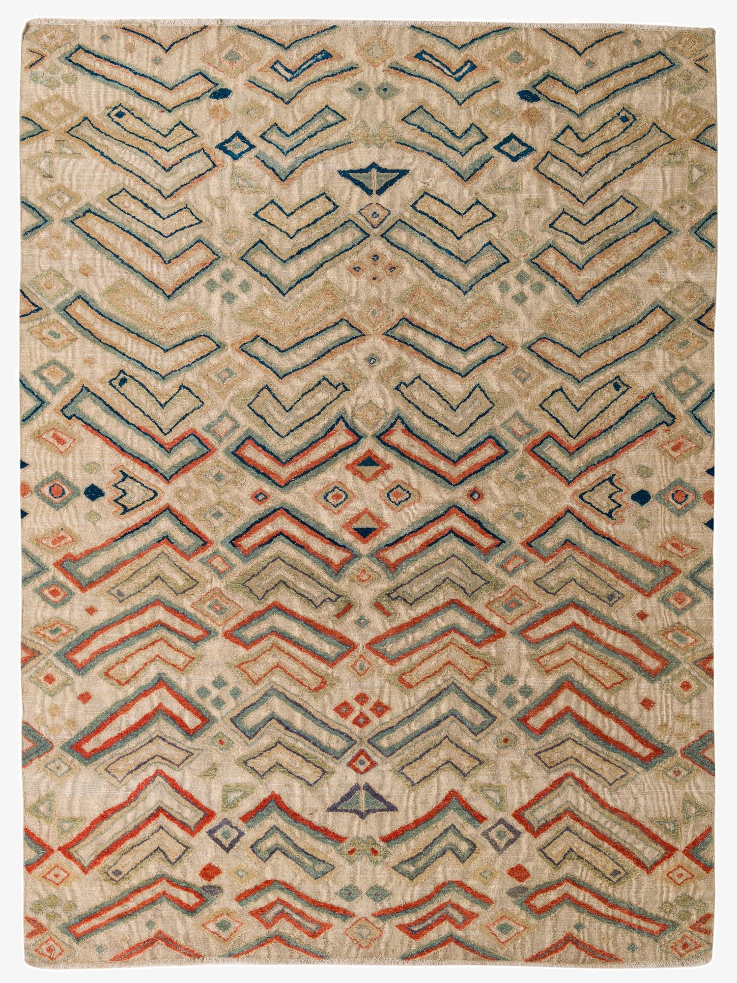 9' x 12' 2  Hand Knotted Darya Wool Rug