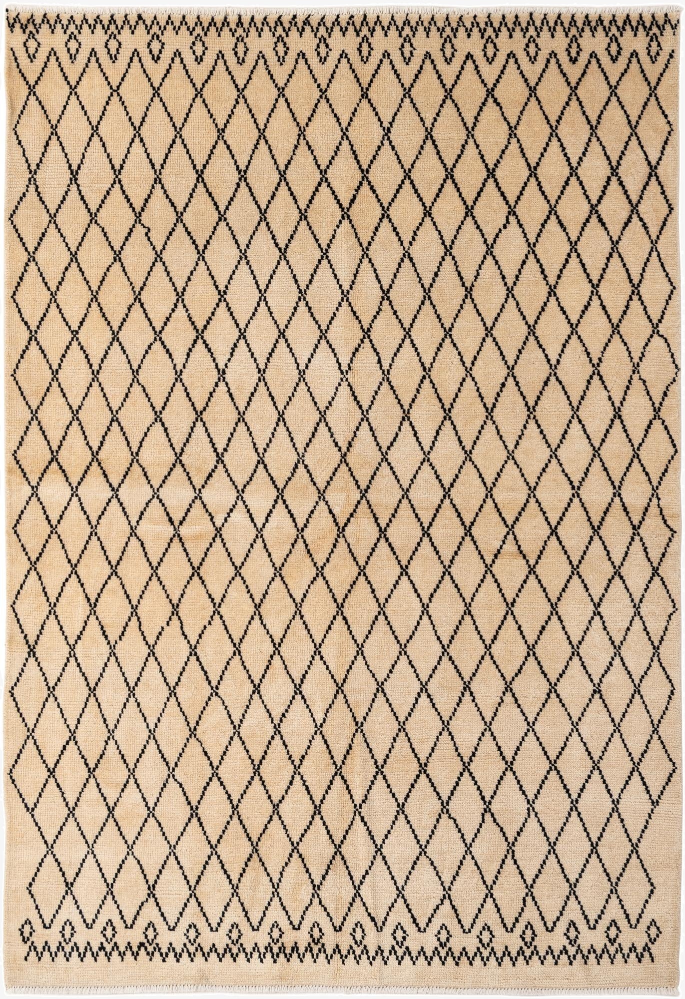 5' 2 x 7' 5  Hand Knotted Darya Wool Rug