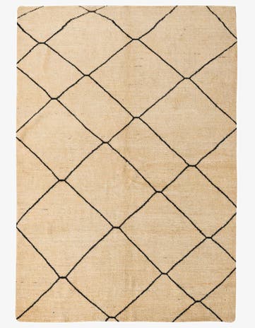 5' 6 x 8' Hand Knotted Darya Wool Rug