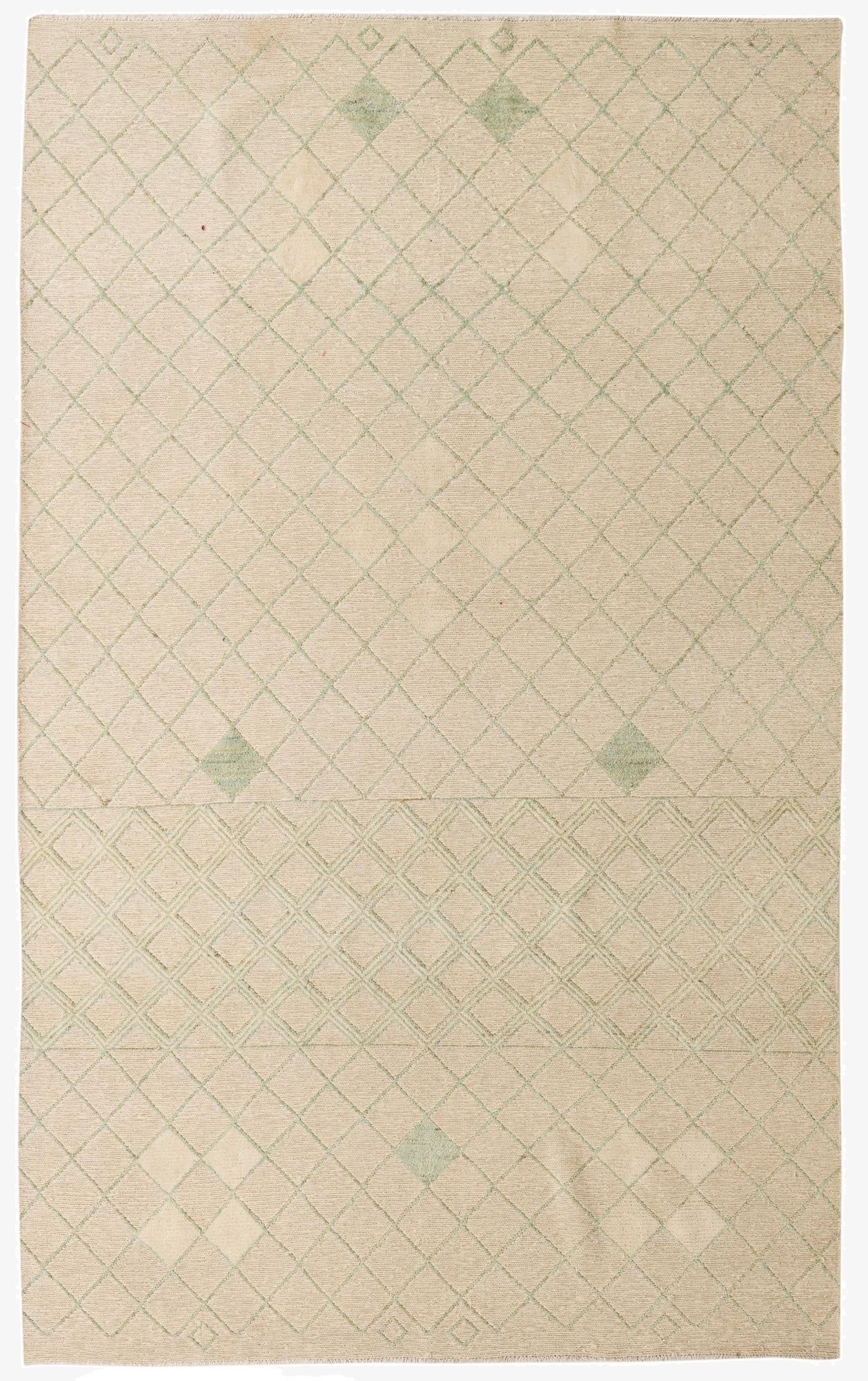 6' 5 x 10' 2  Hand Knotted Darya Wool Rug