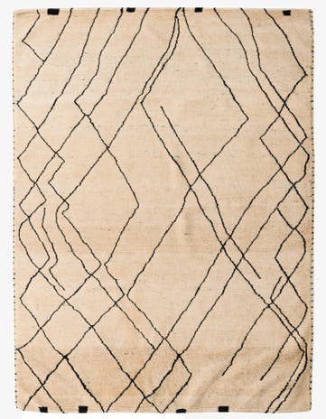 6' x 8' Hand Knotted Darya Wool Rug