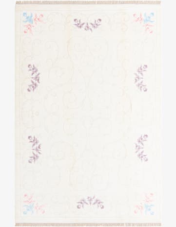 6' 7 x 9' 11 Hand Knotted Darya Wool Rug