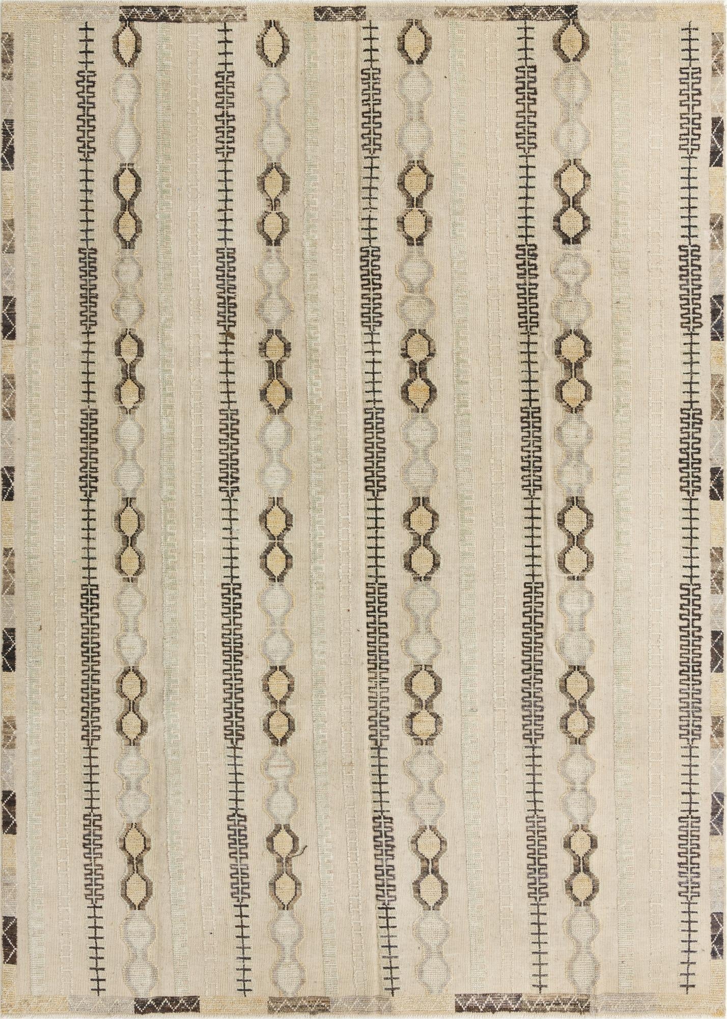 9' x 12' 7  Hand Knotted Darya Wool Rug