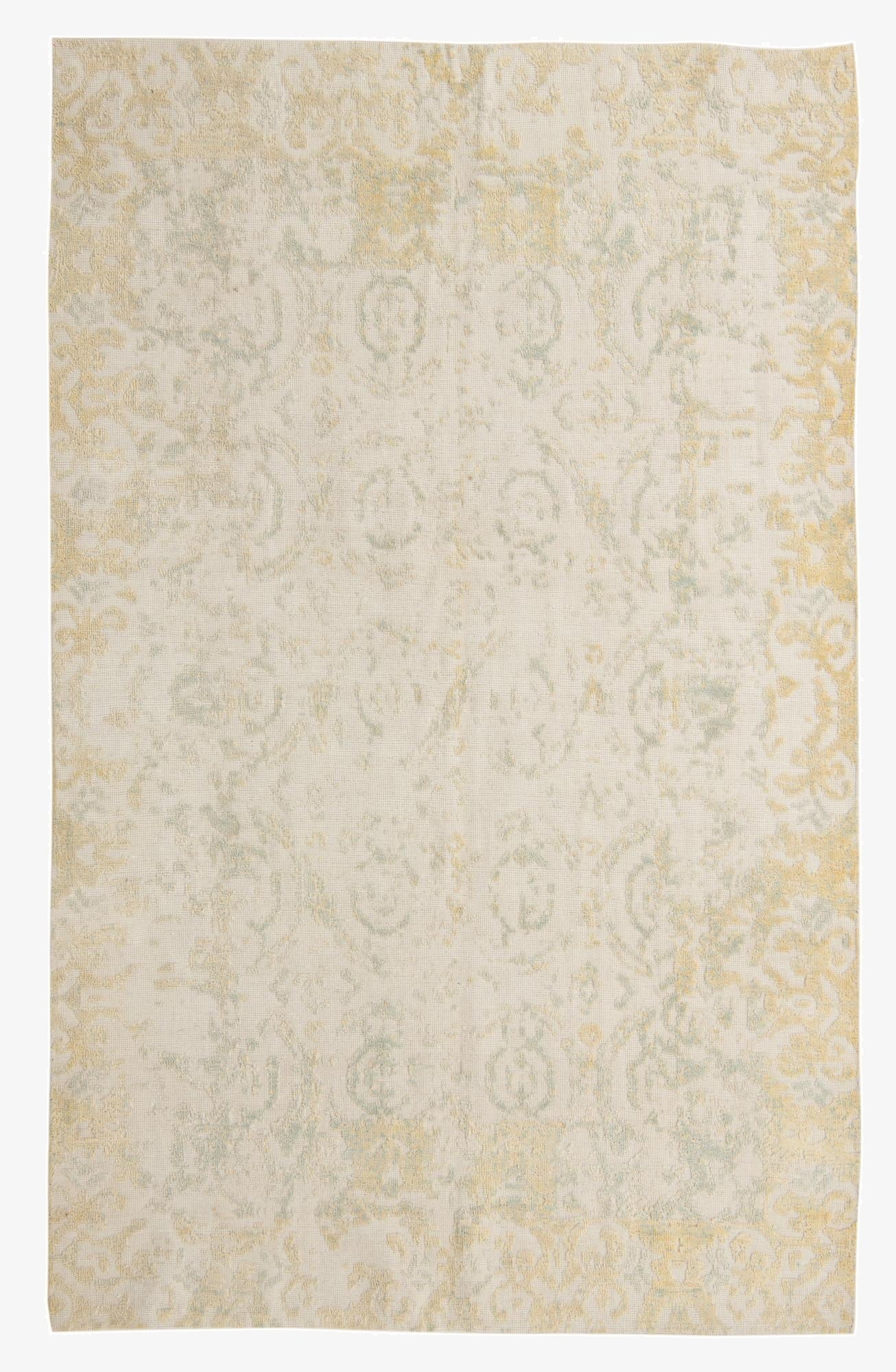 5' 10 x 9' 3  Hand Knotted Darya Wool Rug
