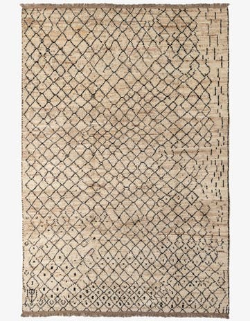 6' 6 x 9' 8 Hand Knotted Darya Wool Rug