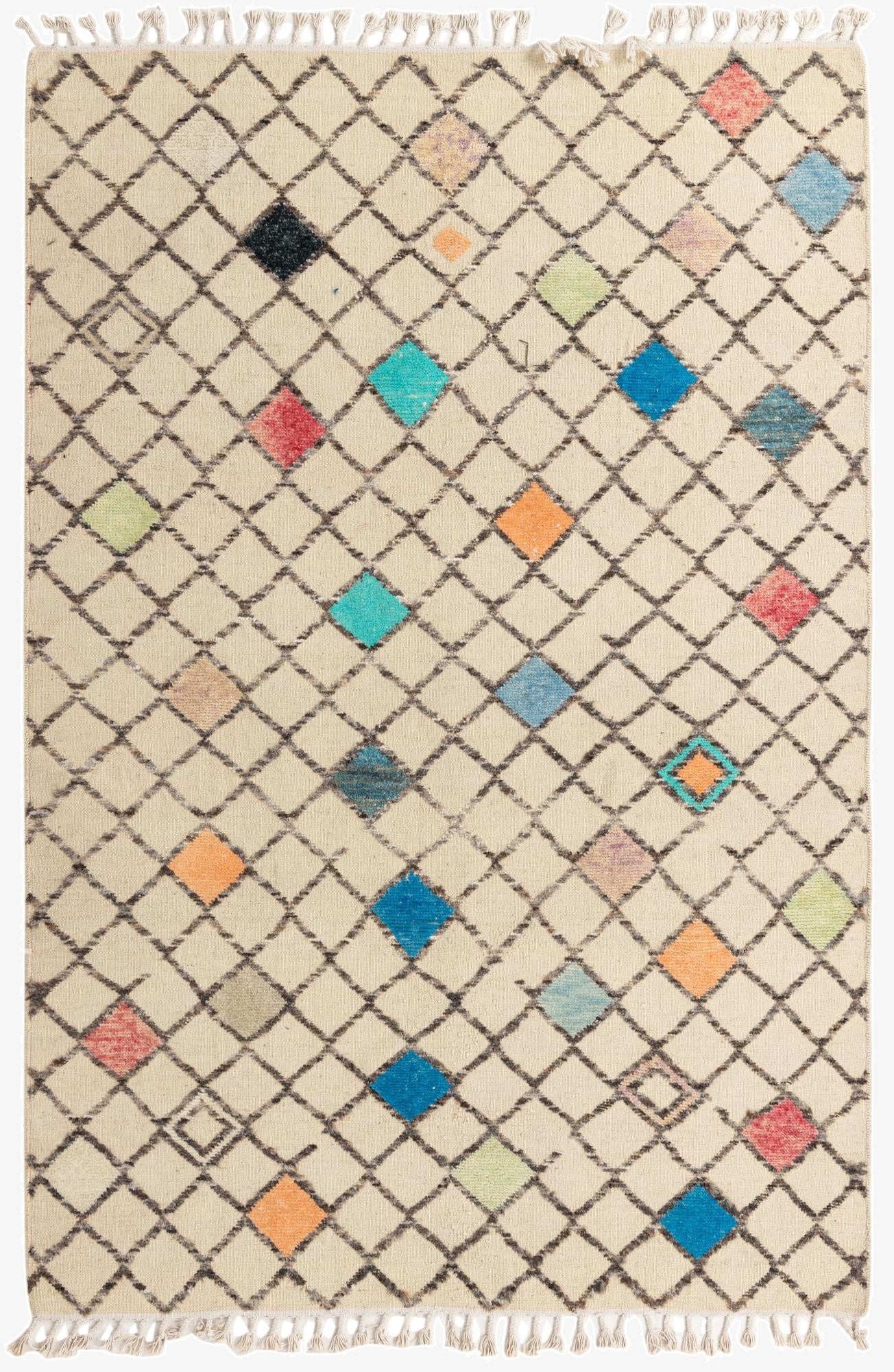 6' x 9'  Hand Knotted Darya Wool Rug