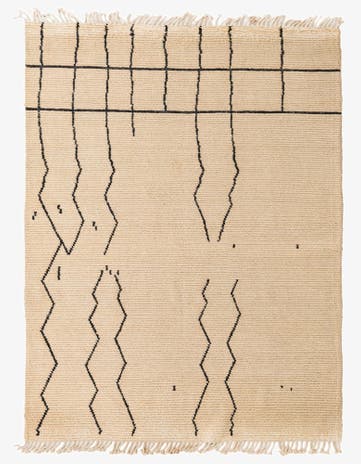 5' 10 x 7' 8 Hand Knotted Darya Wool Rug