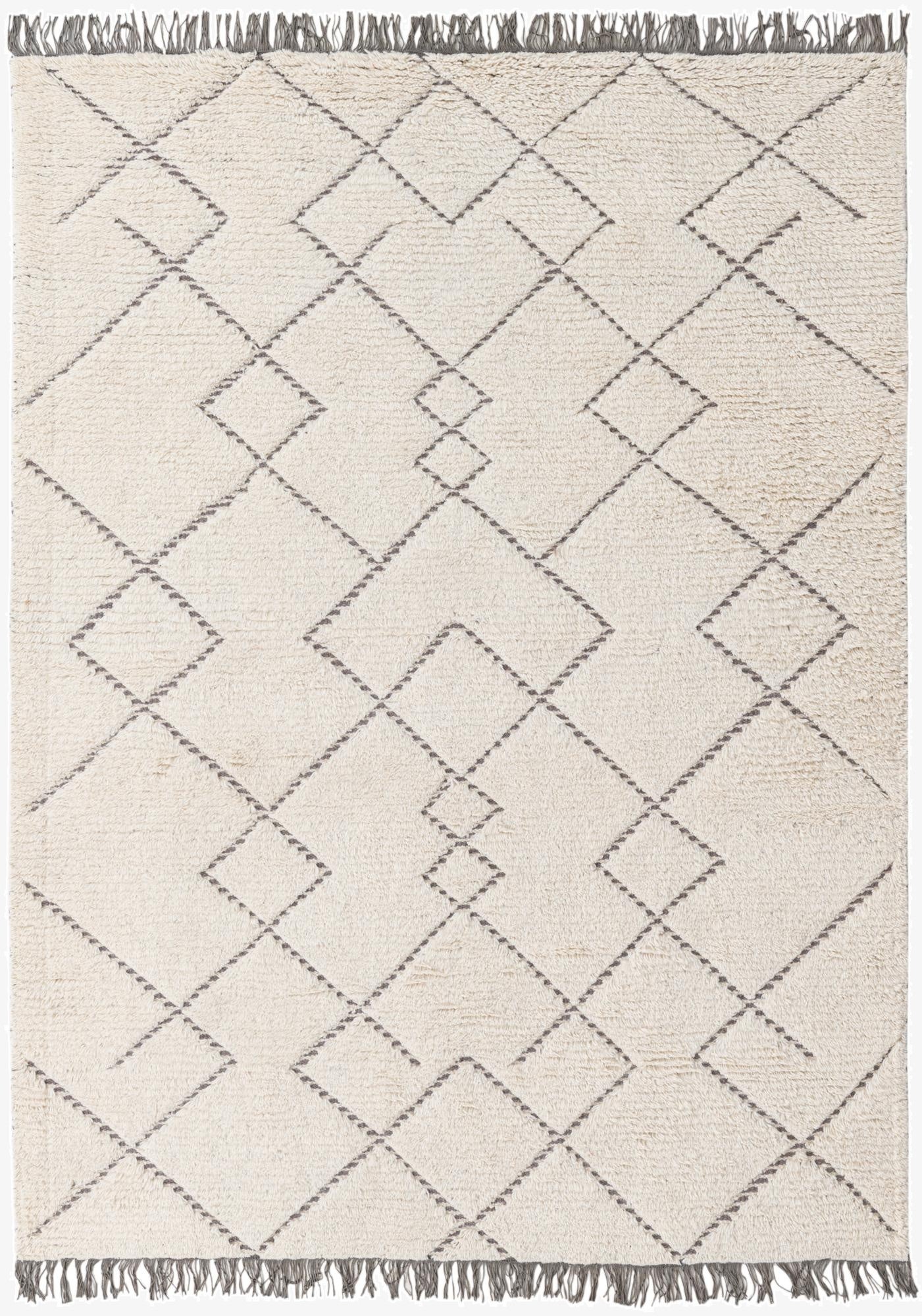 5' 7 x 7' 8  Hand Knotted Darya Wool Rug