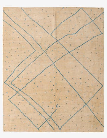 8' x 10' Hand Knotted Darya Wool Rug