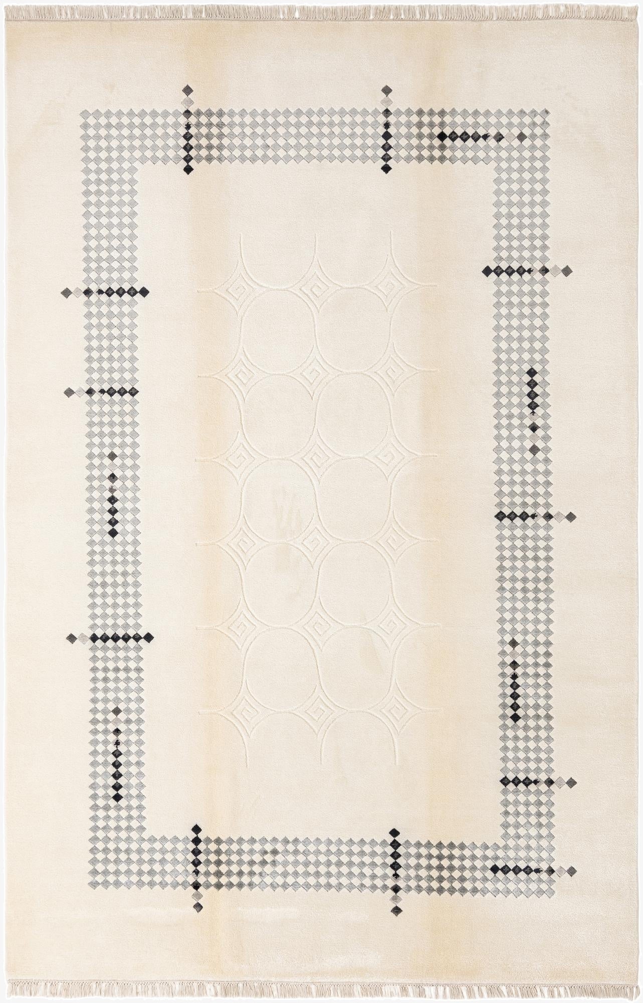 6' 6 x 9' 9  Hand Knotted Darya Wool Rug