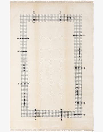 6' 6 x 9' 9 Hand Knotted Darya Wool Rug