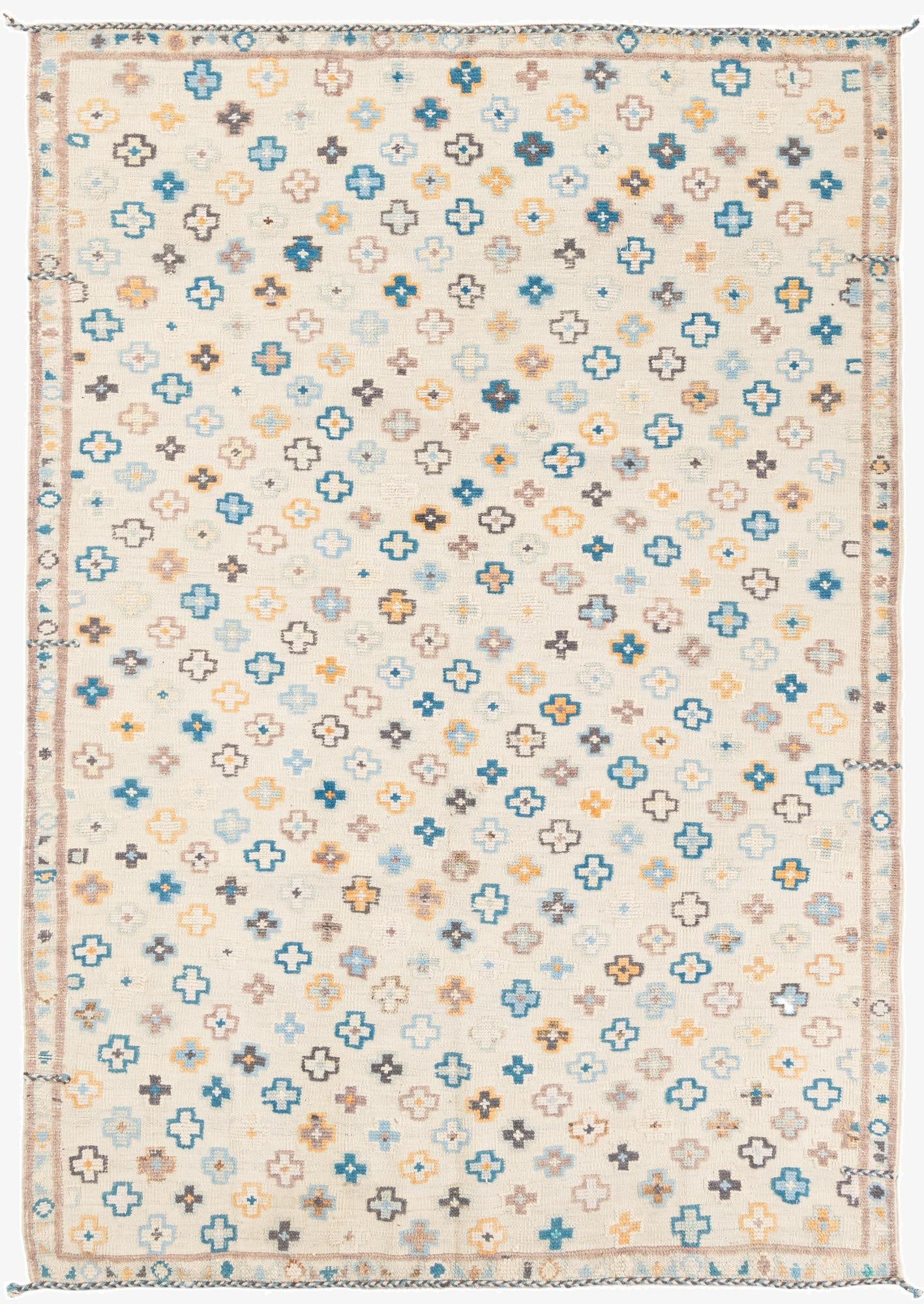 6' 4 x 9' 1  Hand Knotted Darya Wool Rug