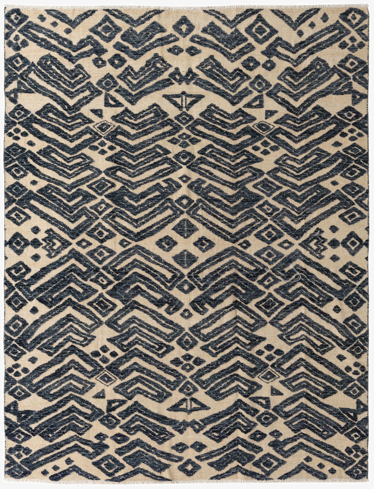 8' x 10' 4  Hand Knotted Darya Wool Rug