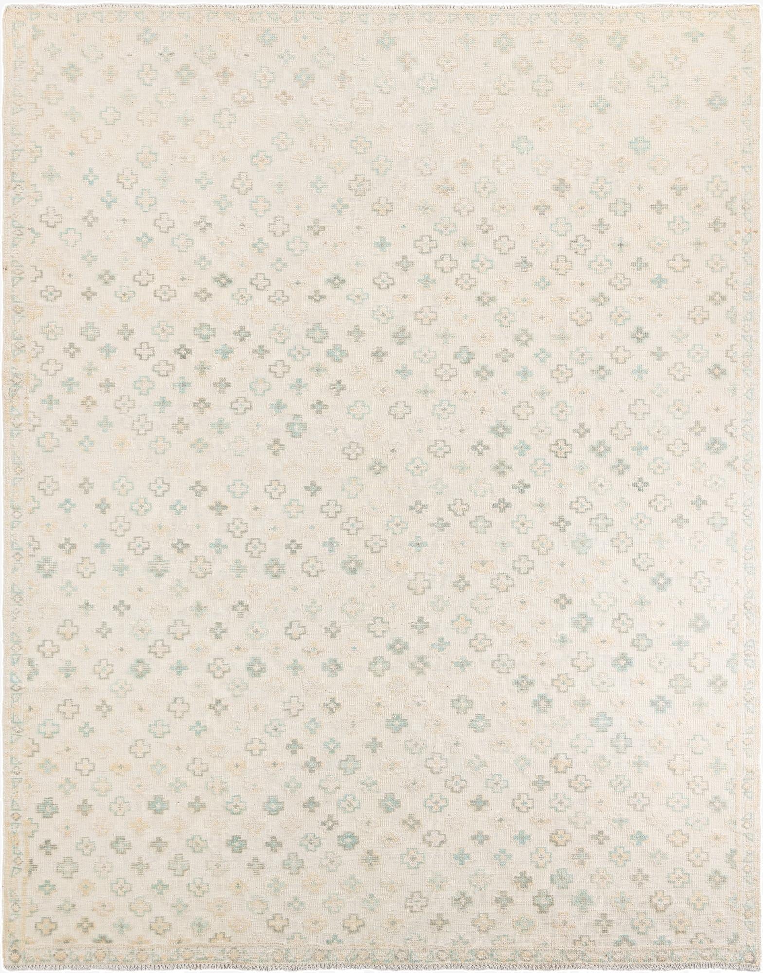 9' 2 x 11' 7  Hand Knotted Darya Wool Rug