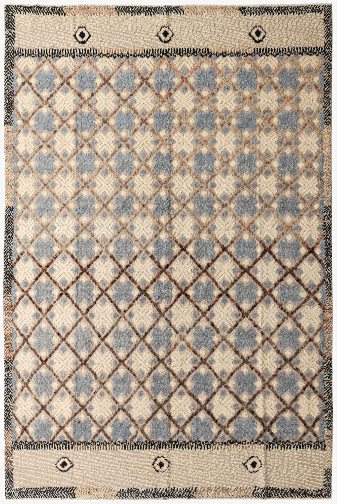 9' 8 x 14' 6  Hand Knotted Darya Wool Rug