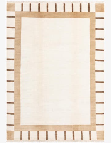 6' 9 x 9' 5 Hand Knotted Darya Wool Rug