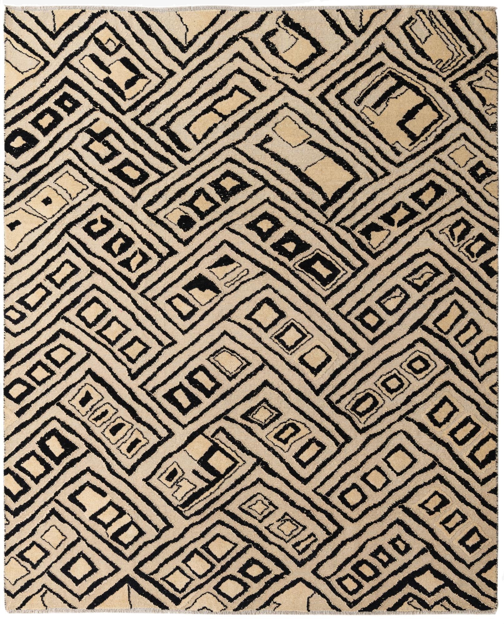 8' 4 x 10' 1  Hand Knotted Darya Wool Rug