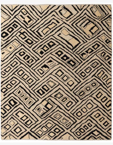 8' 4 x 10' 1 Hand Knotted Darya Wool Rug