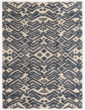 7' 9 x 10' 3 Hand Knotted Darya Wool Rug