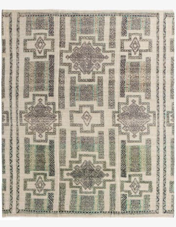 7' 10 x 9' 6 Hand Knotted Darya Wool Rug
