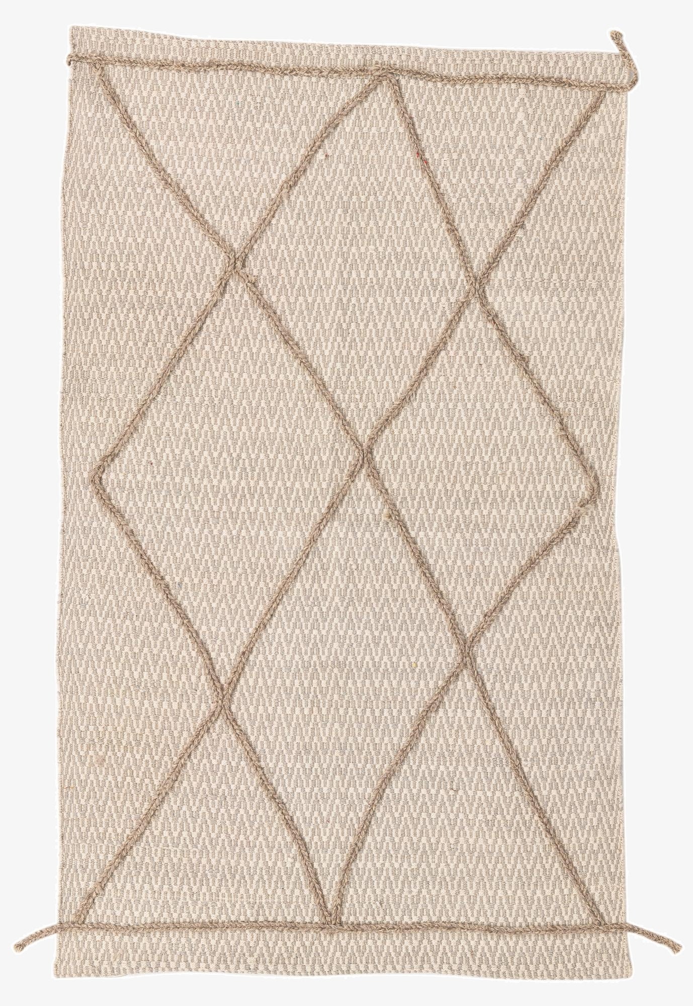 3' 9 x 6' 3  Hand Knotted Darya Wool Rug