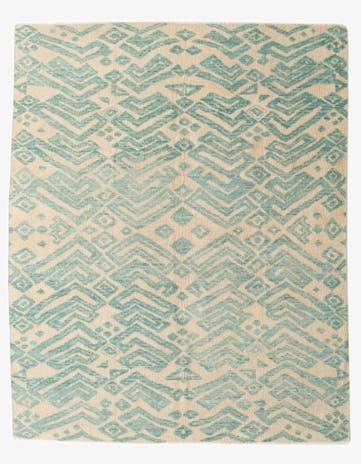 8' 4 x 10' 4 Hand Knotted Darya Wool Rug