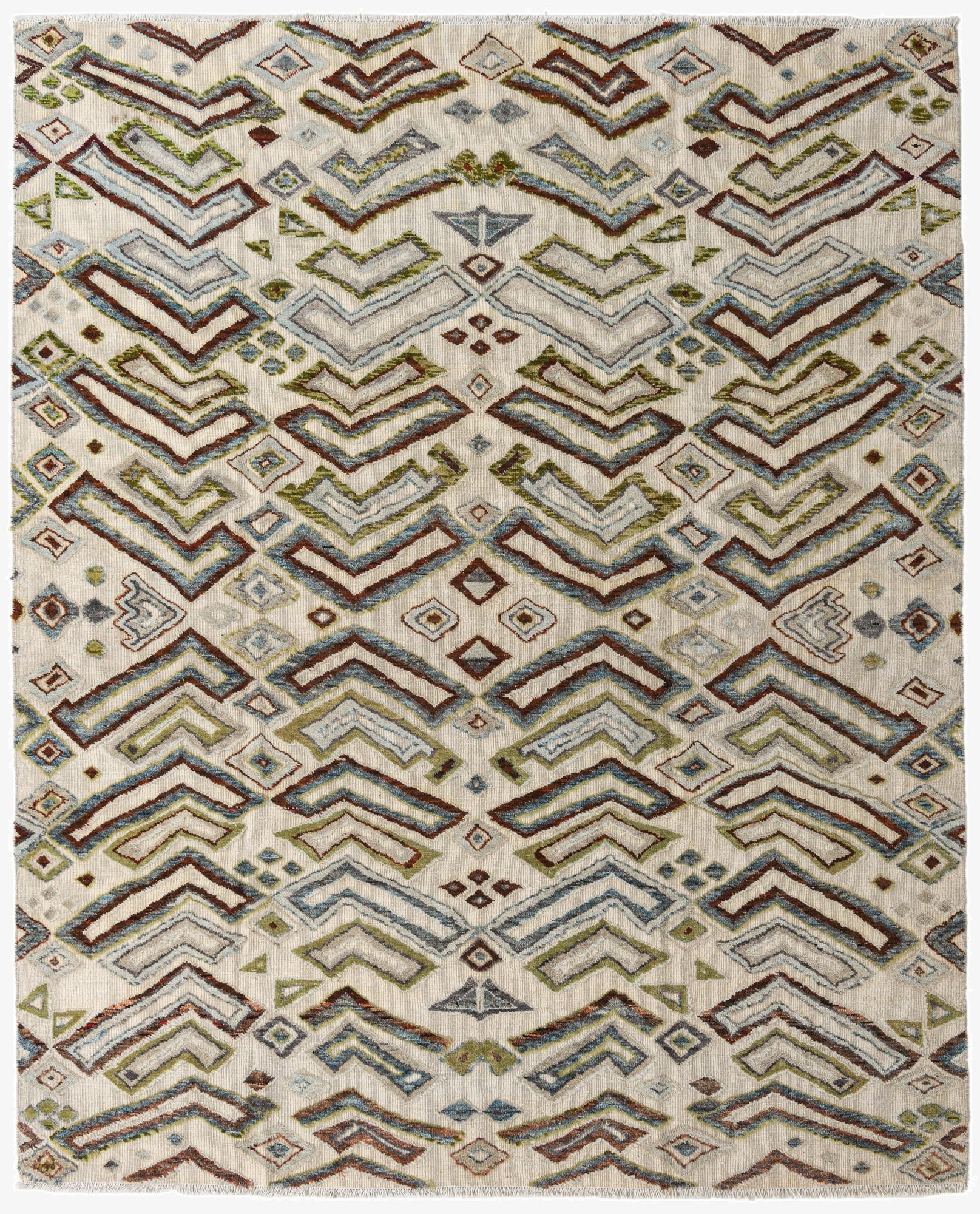8' 3 x 10' 4  Hand Knotted Darya Wool Rug