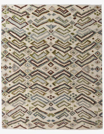 8' 3 x 10' 4 Hand Knotted Darya Wool Rug