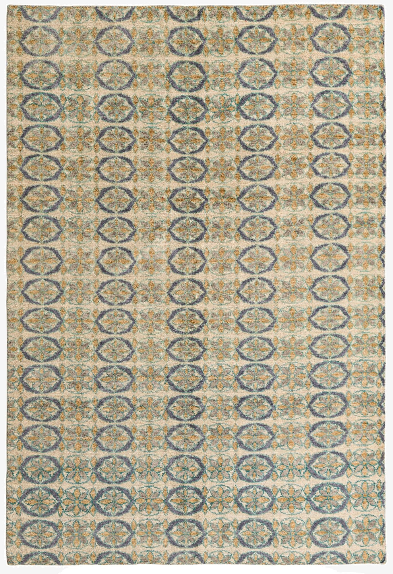 6' 8 x 9' 9  Hand Knotted Darya Wool Rug