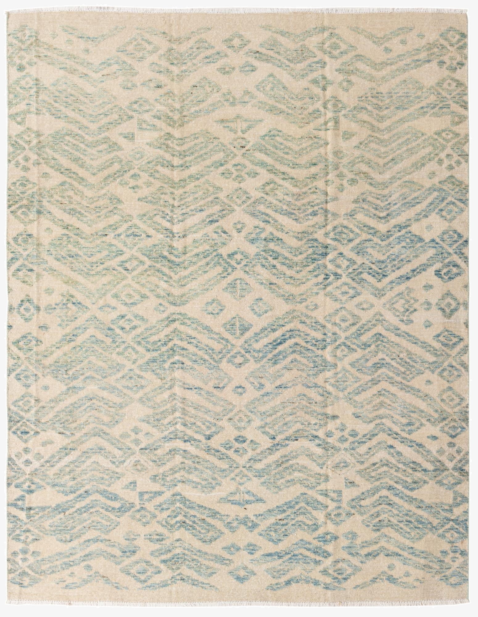 8' x 10' 5 Hand Knotted Darya Wool Rug
