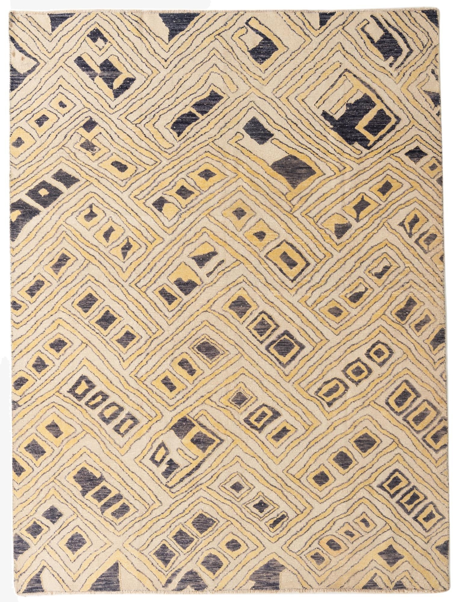 7' 9 x 10' 4  Hand Knotted Darya Wool Rug