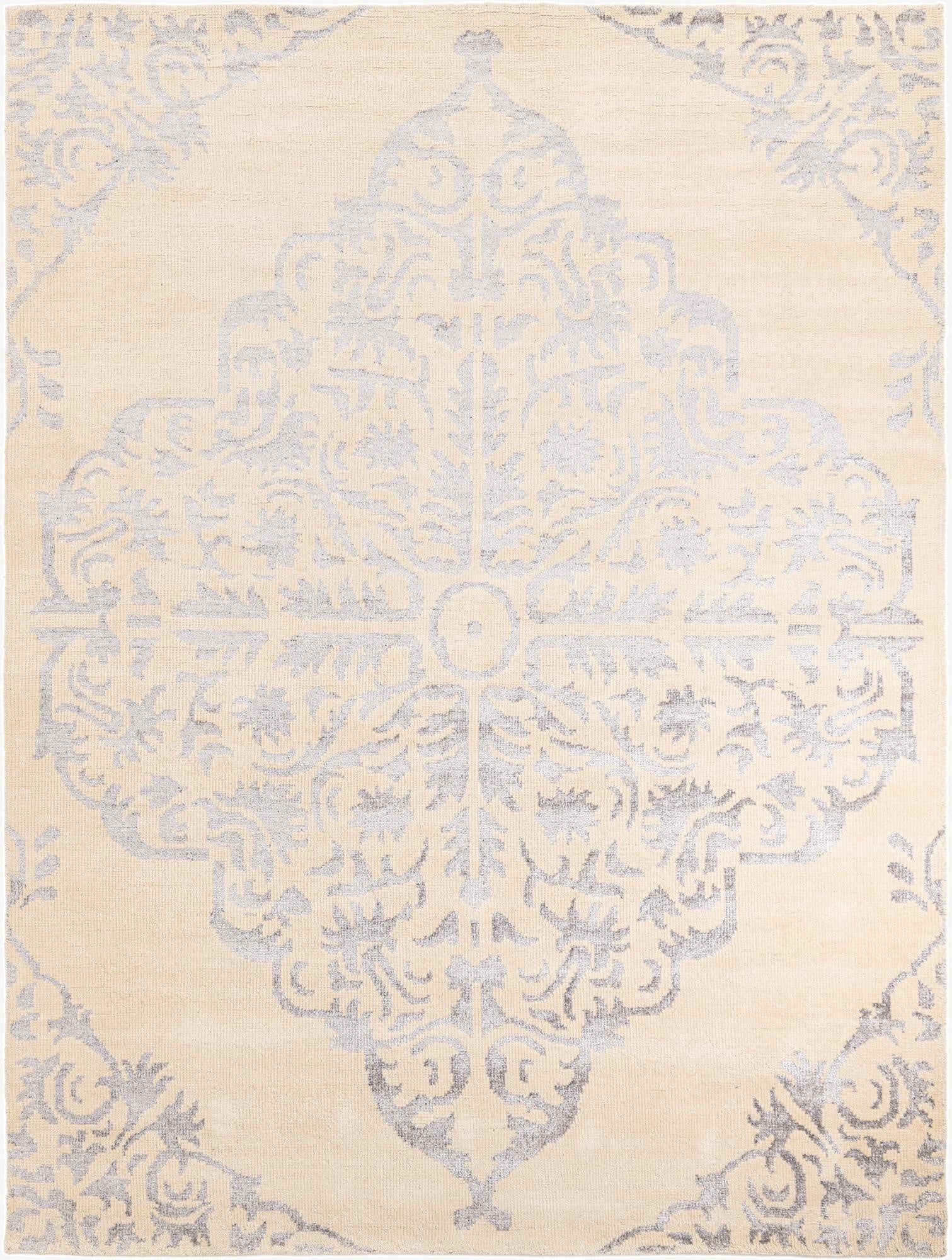 8' x 10' 8  Hand Knotted Darya Rug