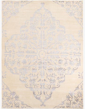 8' x 10' 8 Hand Knotted Darya Rug
