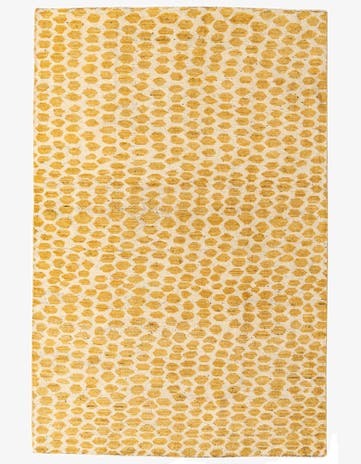 6' 1 x 9' 3 Hand Knotted Darya Wool Rug