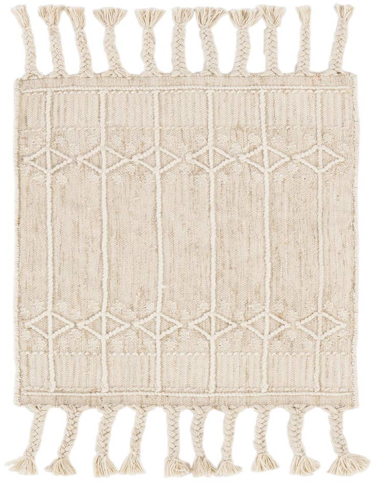 Detail image of 2' x 3' 1 Easy-Clean Eco Bohemian Indoor / Outdoor Rug