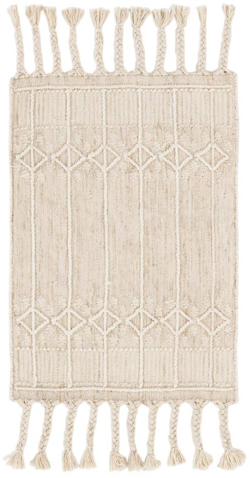 Detail image of 2' x 3' 1 Easy-Clean Eco Bohemian Indoor / Outdoor Rug